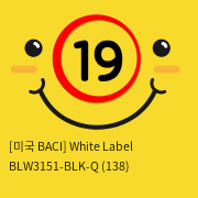 [빅사이즈] White Label BLW3151-BLK-Q