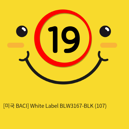 [미국 BACI] White Label BLW3167-BLK (107)