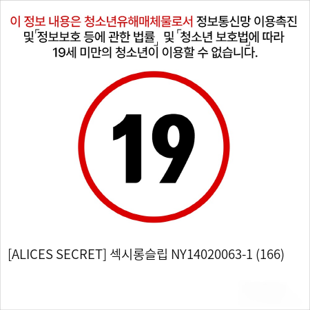 [ALICES SECRET] 섹시롱슬립 NY14020063-1 (166)