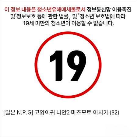 [일본 N.P.G] 고양이귀 니안2 마츠모토 이치카